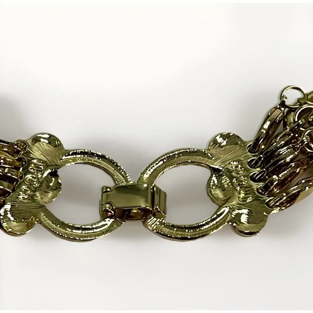 JTV Off Park Collection GOLD TONE MULTI-LAYER Necklace w/ Removable Chains- NWT - Picture 5 of 13